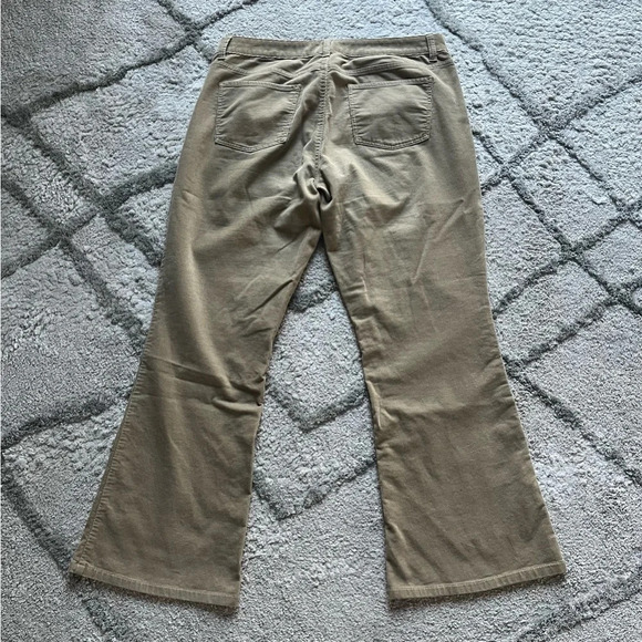 Talbots corduroy pants boot cut tan brown 14 - Picture 8 of 8